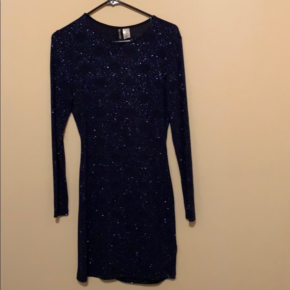 Royal blue sparkle dress